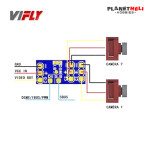 VIFLY Cam Switcher Easily Switch Two FPV Camera
